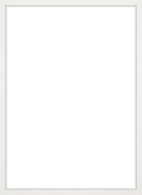 white frame